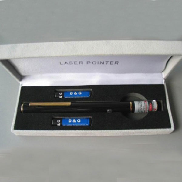 50mW Yellow Laser Pointer Pen Shape Style Fixed Focus Teaching